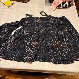 NWOT Torrid Black Floral Women's Blouse